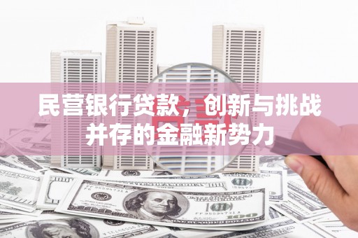 固镇民营银行贷款，创新与挑战并存的金融新势力