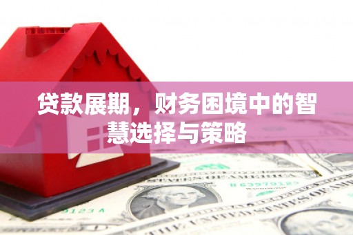 固镇贷款展期，财务困境中的智慧选择与策略