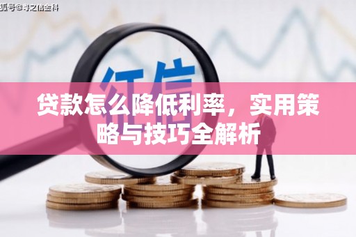 固镇贷款怎么降低利率，实用策略与技巧全解析