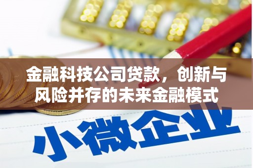 固镇金融科技公司贷款，创新与风险并存的未来金融模式