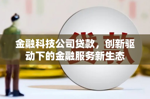固镇金融科技公司贷款，创新驱动下的金融服务新生态