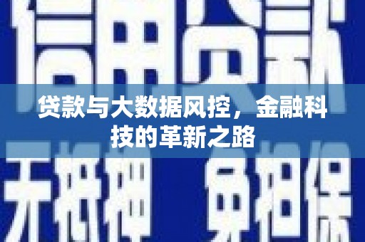 固镇贷款与大数据风控，金融科技的革新之路