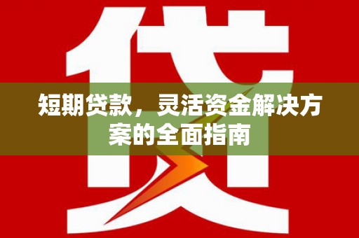 固镇短期贷款，灵活资金解决方案的全面指南