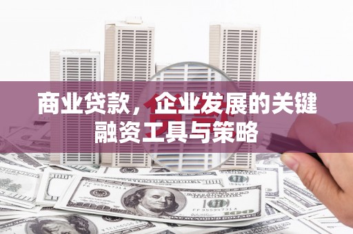 固镇商业贷款，企业发展的关键融资工具与策略