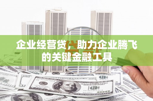 固镇企业经营贷，助力企业腾飞的关键金融工具