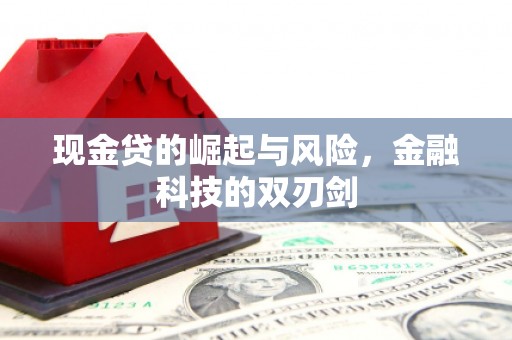固镇现金贷的崛起与风险，金融科技的双刃剑