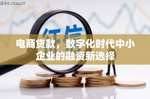固镇电商贷款，数字化时代中小企业的融资新选择