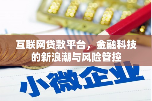 固镇互联网贷款平台，金融科技的新浪潮与风险管控
