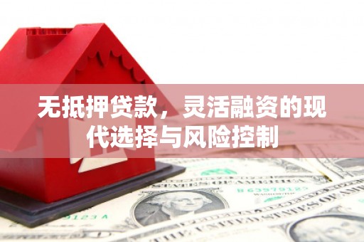 固镇无抵押贷款，灵活融资的现代选择与风险控制