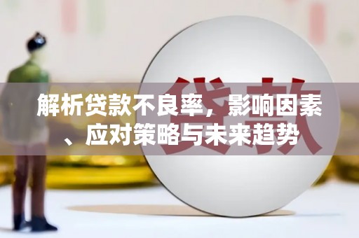 固镇解析贷款不良率，影响因素、应对策略与未来趋势