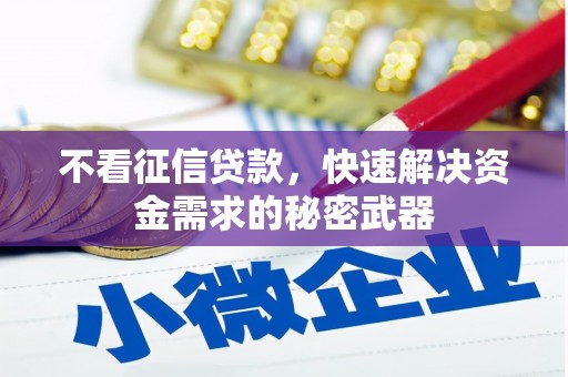 固镇不看征信贷款，快速解决资金需求的秘密武器