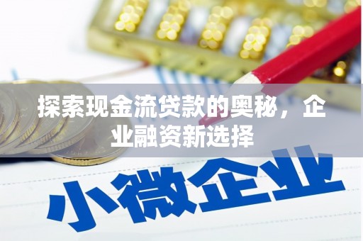 固镇探索现金流贷款的奥秘，企业融资新选择
