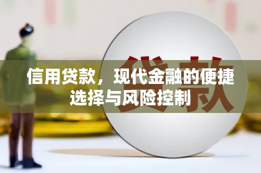 固镇信用贷款，现代金融的便捷选择与风险控制