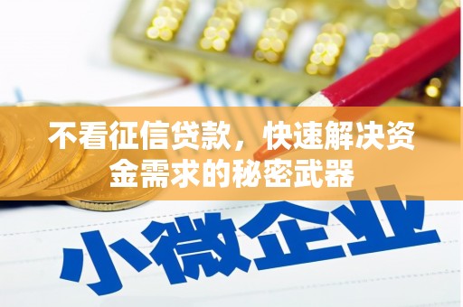 固镇不看征信贷款，快速解决资金需求的秘密武器