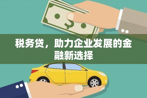 固镇税务贷，助力企业发展的金融新选择