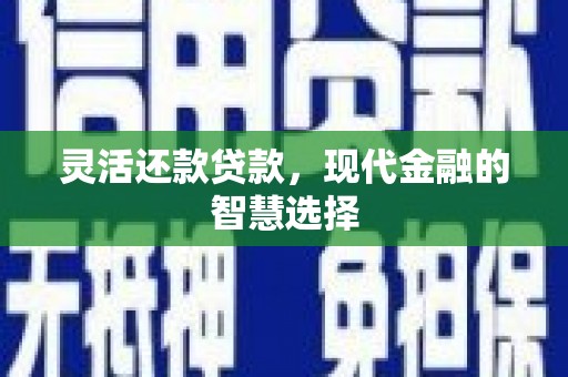 固镇灵活还款贷款，现代金融的智慧选择