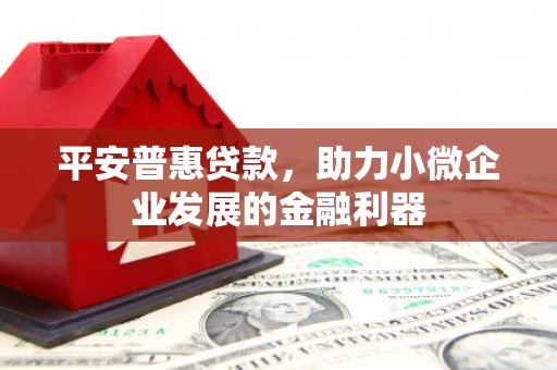固镇平安普惠贷款，助力小微企业发展的金融利器
