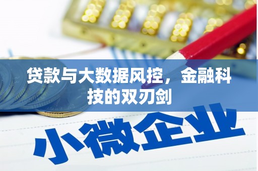 固镇贷款与大数据风控，金融科技的双刃剑
