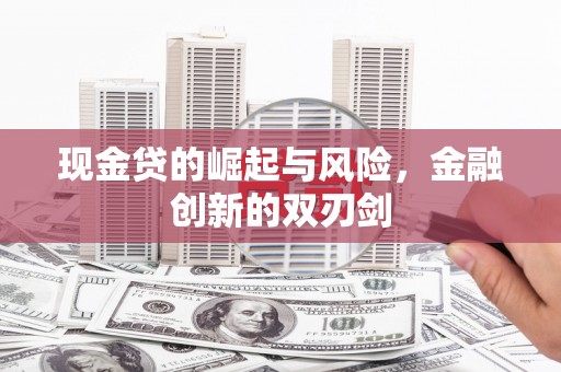 固镇现金贷的崛起与风险，金融创新的双刃剑