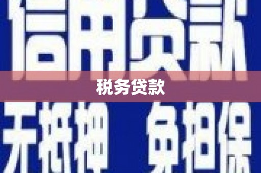 固镇税务贷款