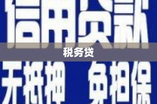 固镇税务贷