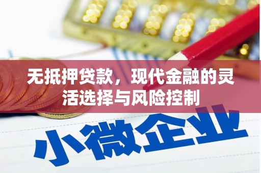 固镇无抵押贷款，现代金融的灵活选择与风险控制