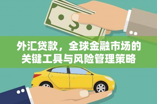 固镇外汇贷款，全球金融市场的关键工具与风险管理策略
