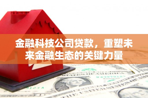 固镇金融科技公司贷款，重塑未来金融生态的关键力量