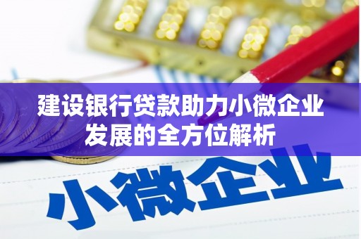 固镇建设银行贷款助力小微企业发展的全方位解析