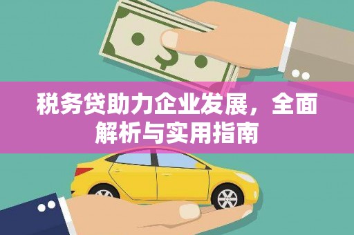 固镇税务贷助力企业发展，全面解析与实用指南