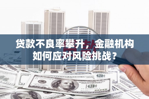 固镇贷款不良率攀升，金融机构如何应对风险挑战？