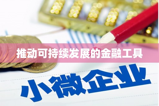 固镇推动可持续发展的金融工具